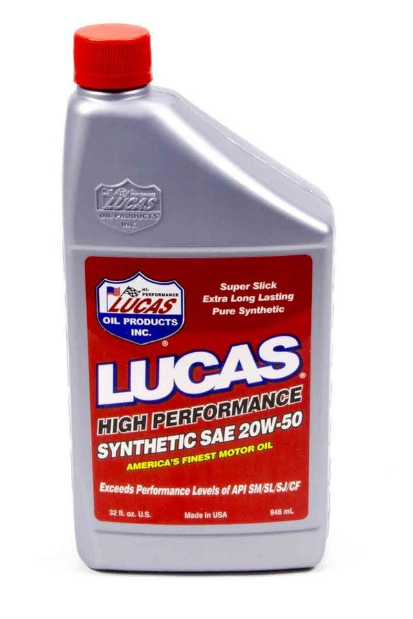 LUCAS OIL Synthetic 20w50 Oil 1 Qt LUCAS OIL