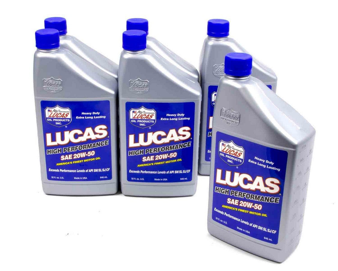 LUCAS OIL 20w50 Plus Oil 6x1 Qt LUCAS OIL