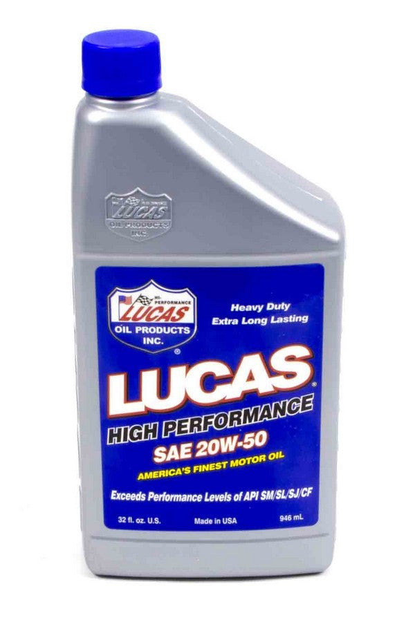 LUCAS OIL 20w50 Plus Motor Oil 1 Qt Petroleum LUCAS OIL