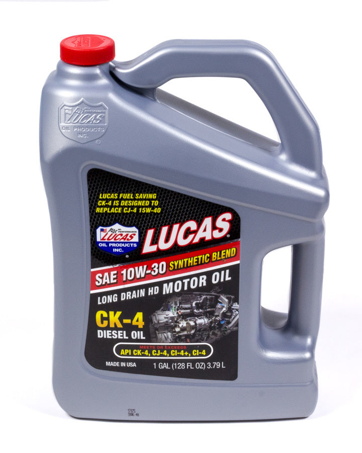 LUCAS OIL Synthetic Blend 10w30 Diesel Oil Case 1 Gallon LUCAS OIL