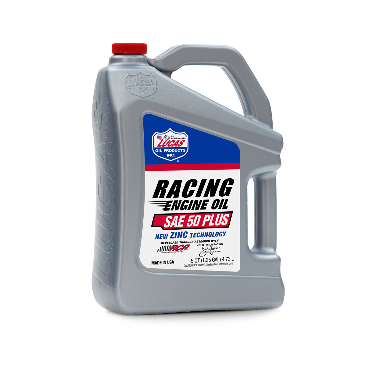 LUCAS OIL 50 Plus Racing Motor Oil 5 Quart Bottle LUCAS OIL