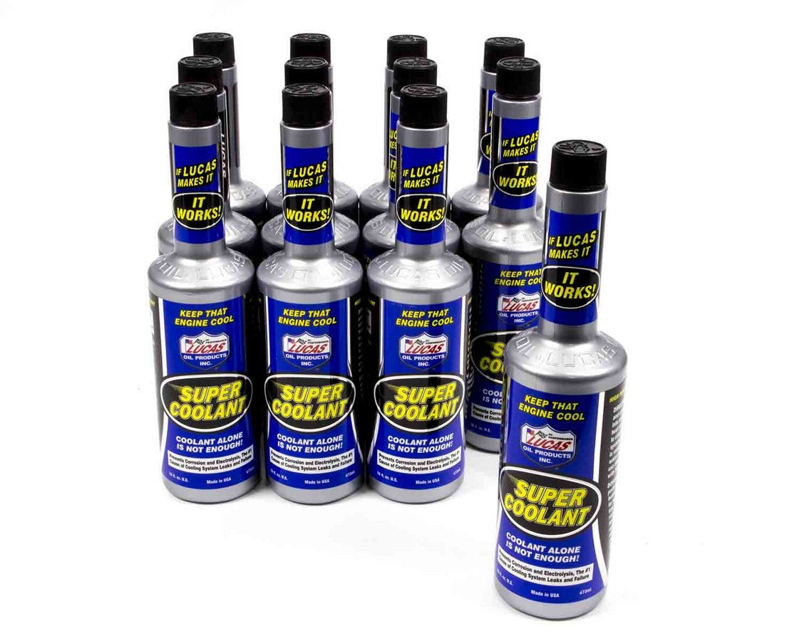 LUCAS OIL Super Coolant Radiator Additive 12x16oz LUCAS OIL