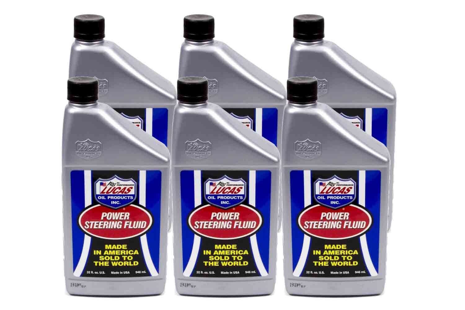 LUCAS OIL Power Steering Fluid Case 6 x 1 Quart LUCAS OIL