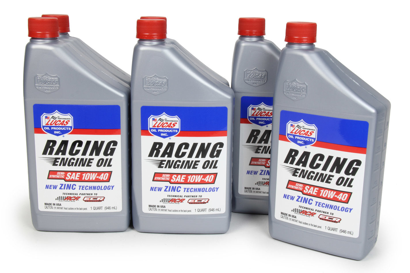 LUCAS OIL 10w40 Semi Synthetic Racing Oil Case 6x1 Qt. LUCAS OIL