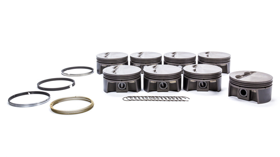 MAHLE PISTONS SBC FT PowerPak Piston Set 4.060 Bore -5.0cc MAHLE PISTONS