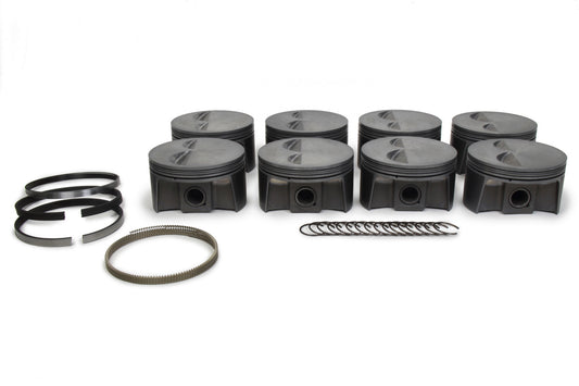 MAHLE PISTONS SBC Power-Pak F/T Piston Set 4.040 Bore MAHLE PISTONS