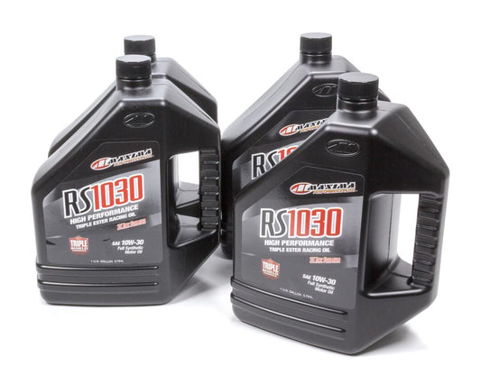 MAXIMA RACING OILS 10w30 Synthetic Oil Case 4 x 1 Gallons RS1030 MAXIMA RACING OILS