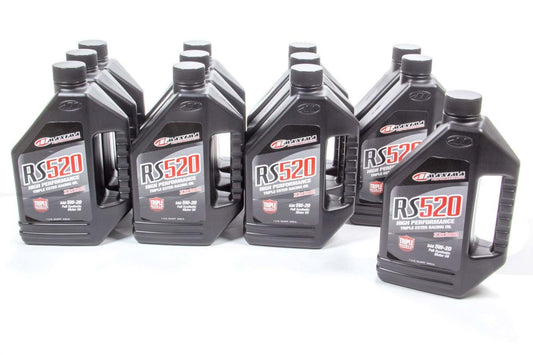 MAXIMA RACING OILS 5w20 Synthetic Oil Case 12x1 Quart RS520 MAXIMA RACING OILS