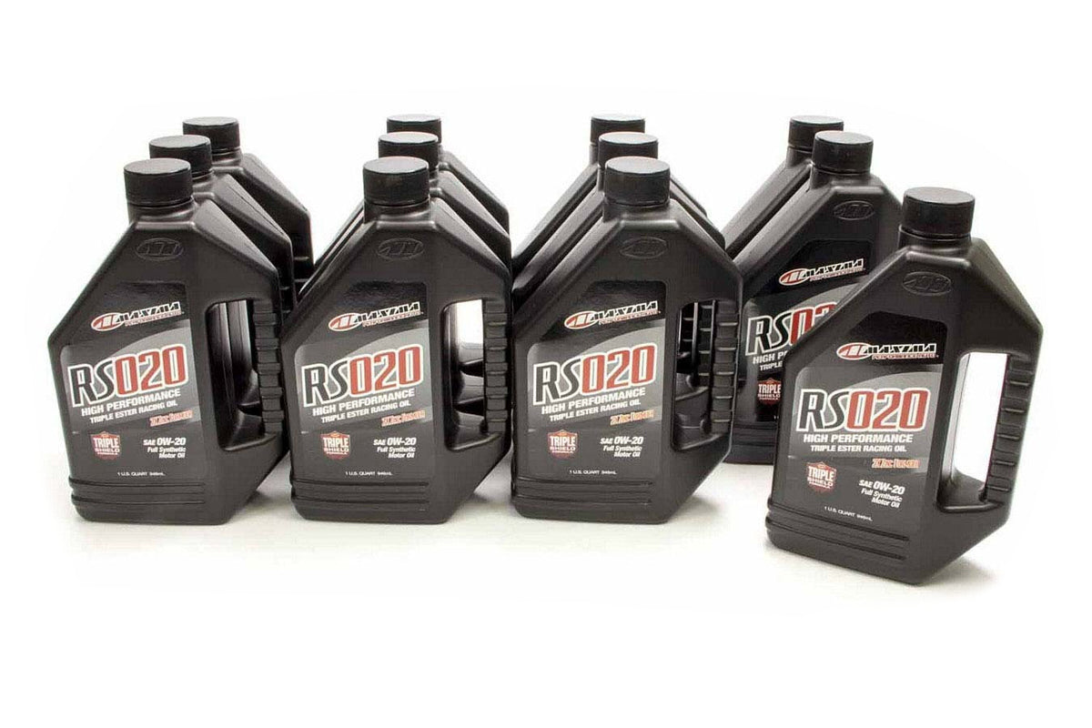 MAXIMA RACING OILS 0w20 Synthetic Oil Case 12x1 Quart RS020 MAXIMA RACING OILS