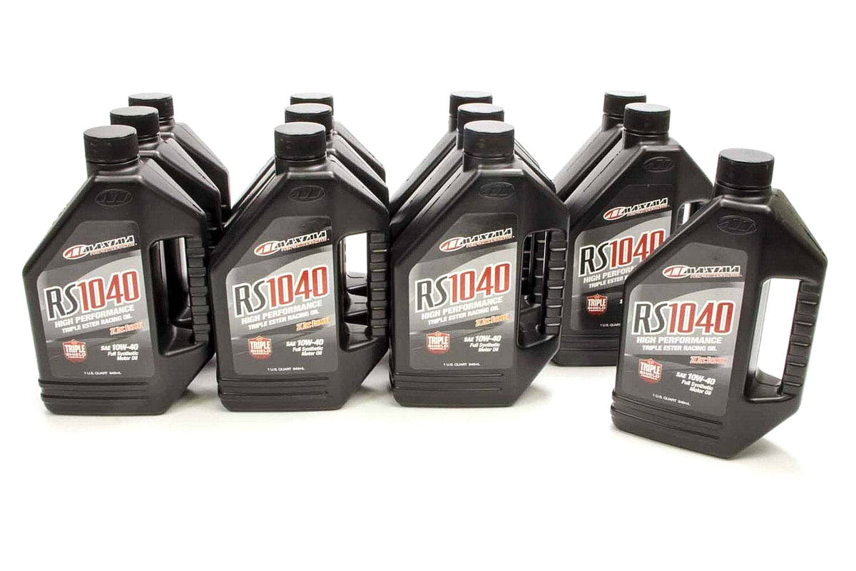 MAXIMA RACING OILS 10w40 Synthetic Oil Case 12x1 Quart RS1040 MAXIMA RACING OILS