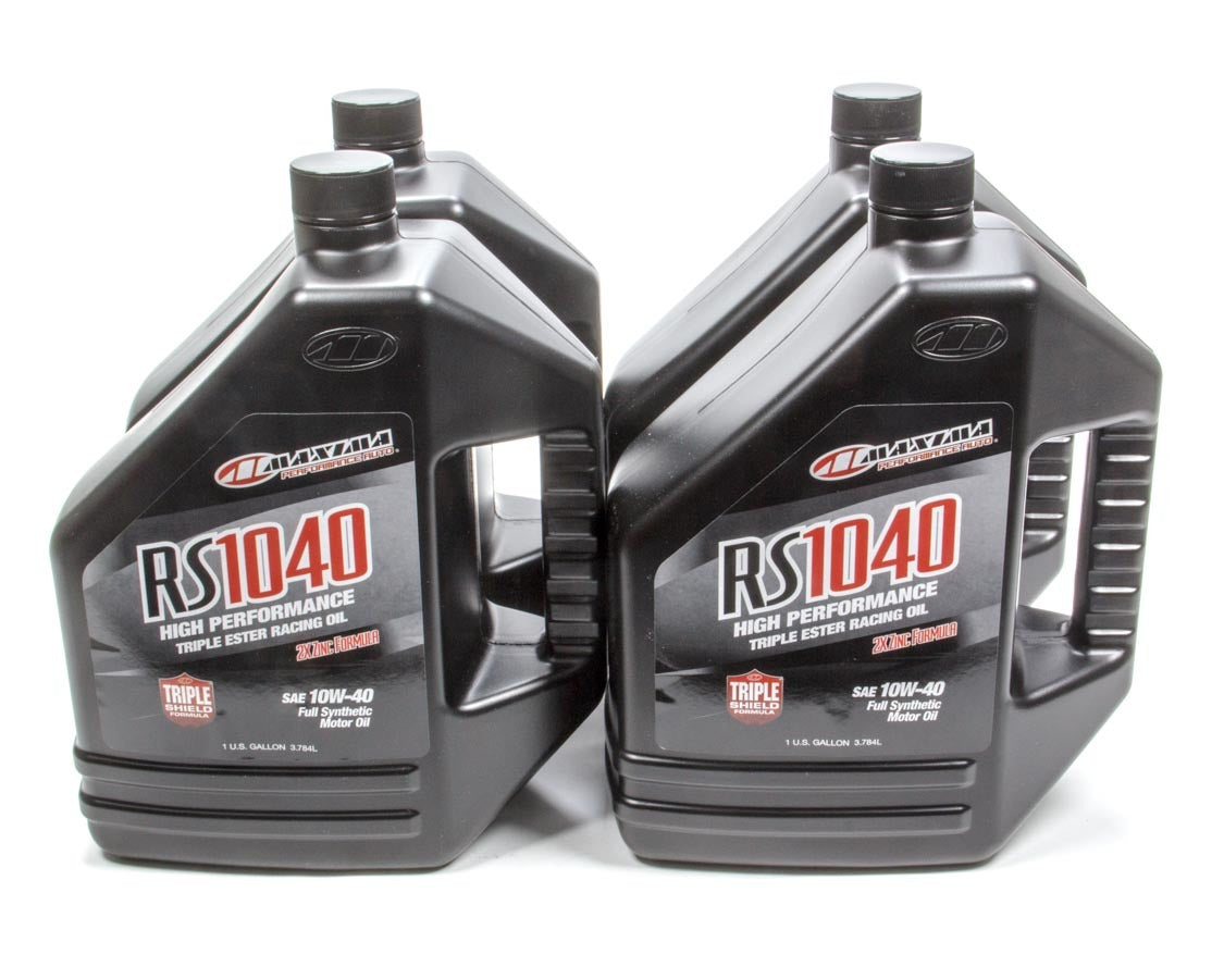 MAXIMA RACING OILS 10w40 Synthetic Oil Case 4x1 Gallon RS1040 MAXIMA RACING OILS