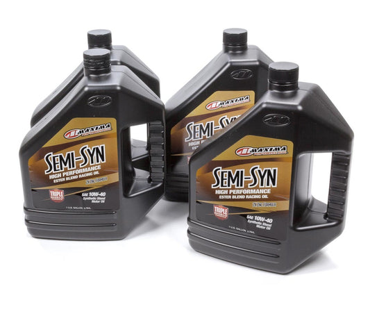 MAXIMA RACING OILS 10w40 Semi-Syn Oil Case 4 x 1 Gallons MAXIMA RACING OILS