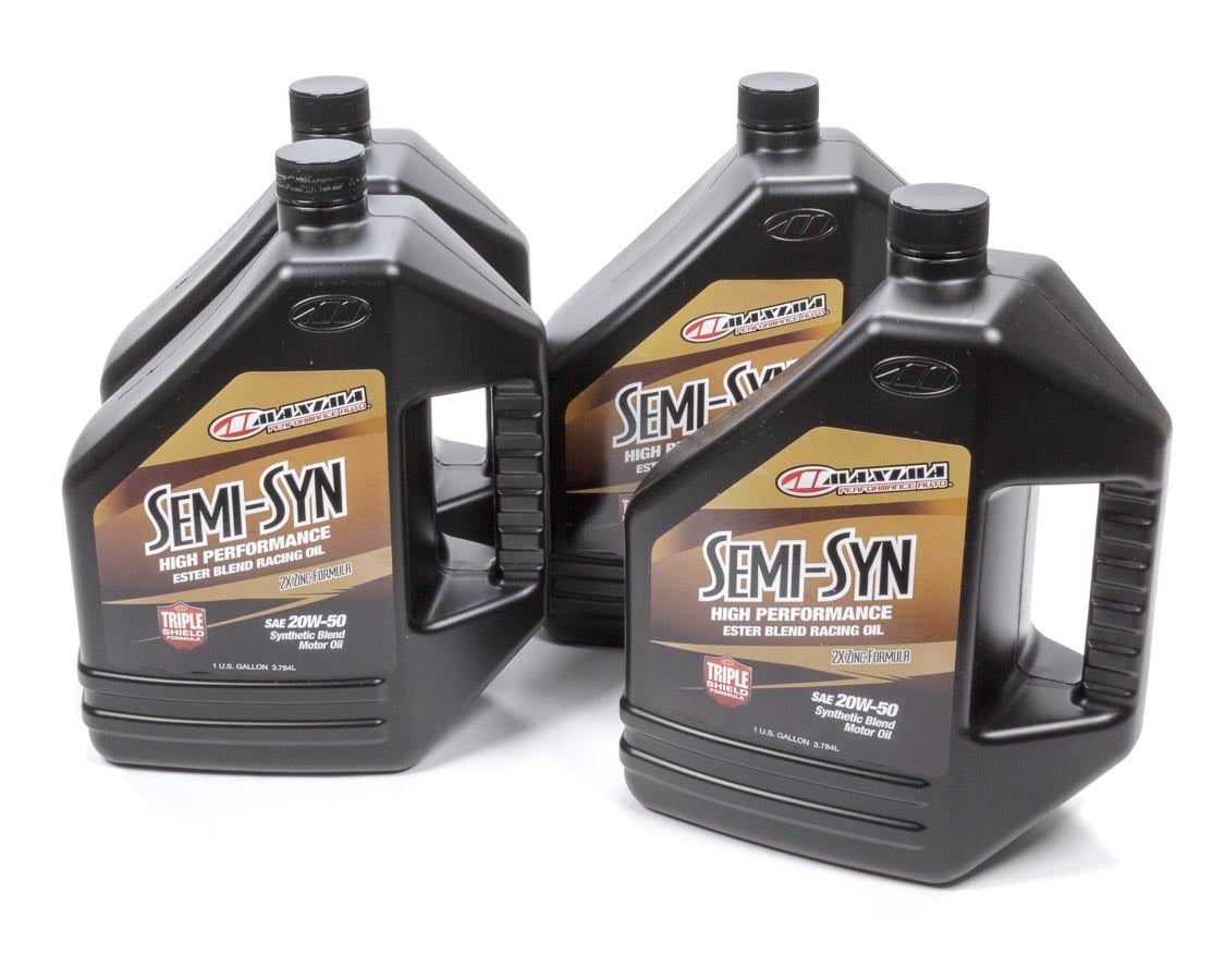 MAXIMA RACING OILS 20w50 Semi-Syn Oil Case 4x1 Gallon MAXIMA RACING OILS