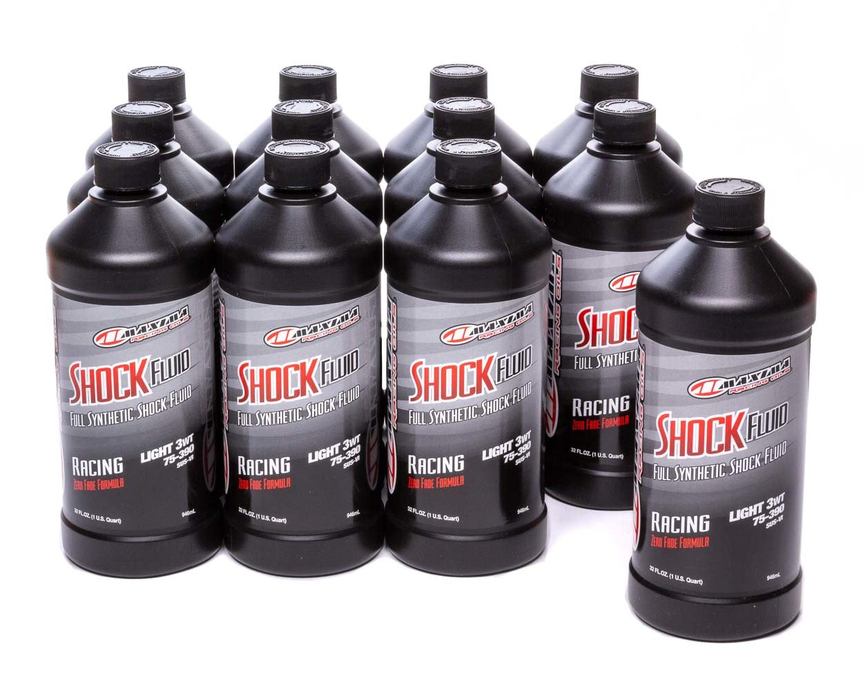 MAXIMA RACING OILS 3w Racing Shock Oil Case 12 x 32oz Bottles MAXIMA RACING OILS