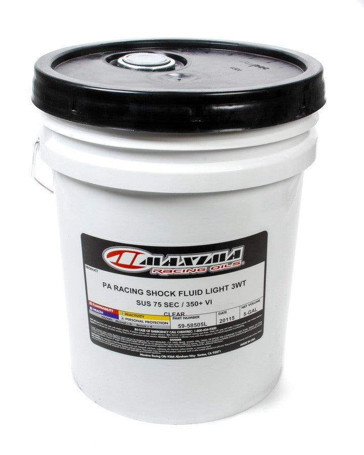 MAXIMA RACING OILS 3w Racing Shock Oil 5 Gallon Pail MAXIMA RACING OILS