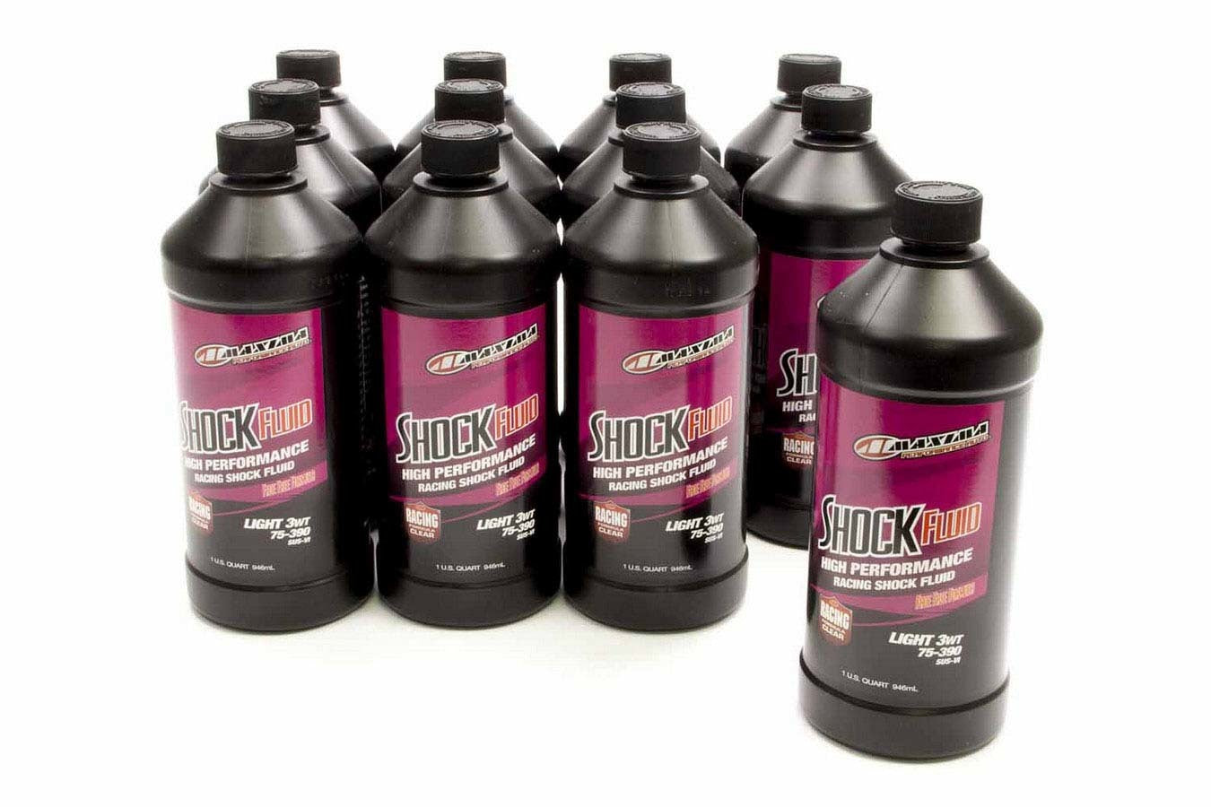 MAXIMA RACING OILS 3w Racing Shock Oil Case 12x32oz MAXIMA RACING OILS