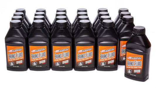 MAXIMA RACING OILS Brake Fluid Dot 5 Case 24 x 16.9oz. Bottle MAXIMA RACING OILS