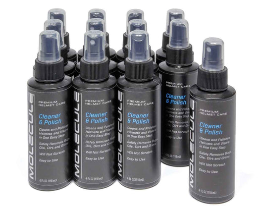 MOLECULE Helmet Cleaner & Polish 4oz Spray Case of 12 MOLECULE