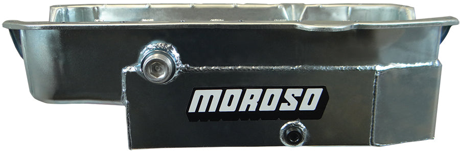 MOROSO SBC 8qt CT Oil Pan - RH Dipstick 80-85 MOROSO