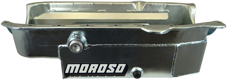 MOROSO SBC 8qt CT Oil Pan - RH Dipstick 86-UP MOROSO