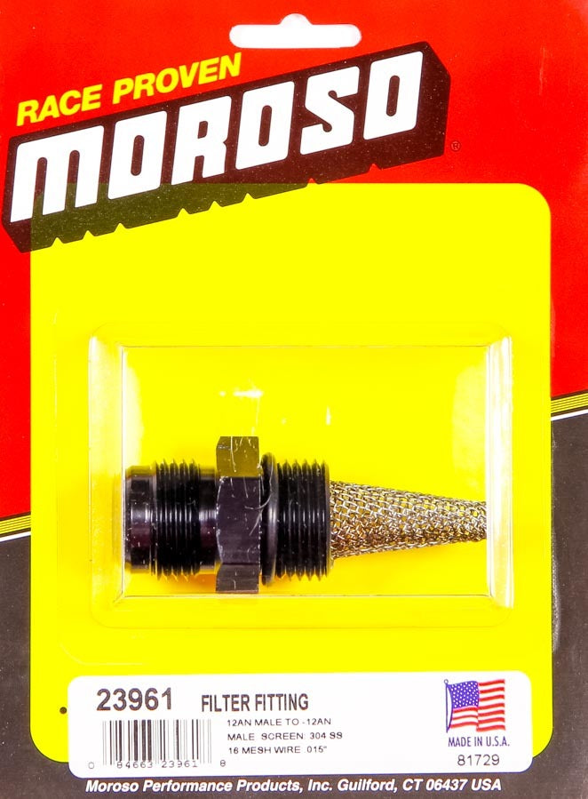 MOROSO Filter Fitting - -12AN Male to -12AN Male MOROSO