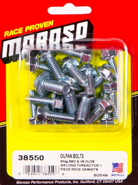 MOROSO Sb Chevy Oil Pan Bolts MOROSO