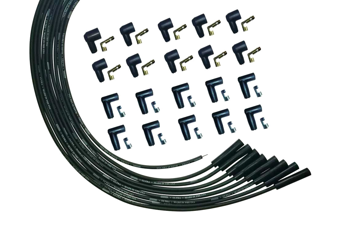 MOROSO Ultra Plug Wire Set Universal V8 Black MOROSO