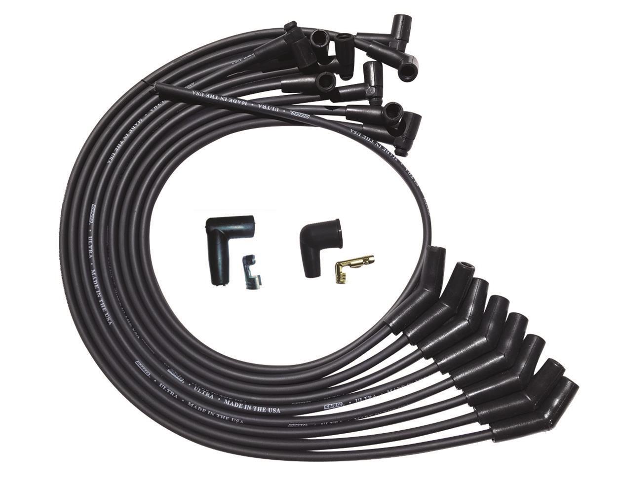 MOROSO Ultra Plug Wire Set SBC Over V/C Black MOROSO