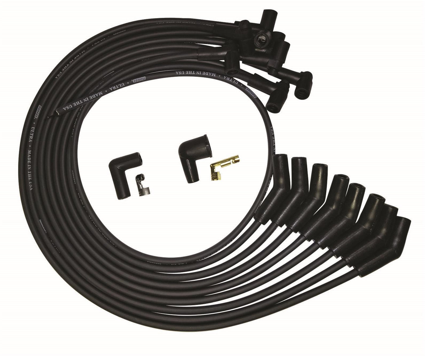 MOROSO Ultra Plug Wire Set SBF 351W Black MOROSO