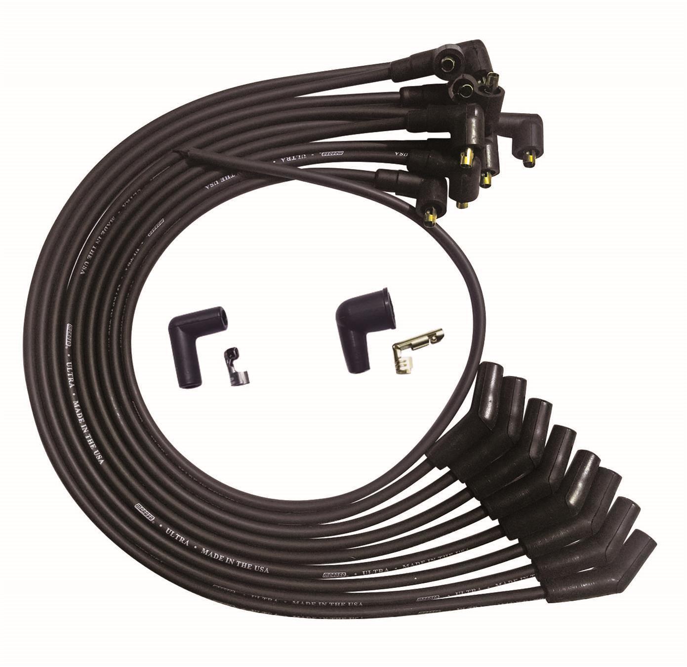 MOROSO Ultra Plug Wire Set SBF 351W Black MOROSO