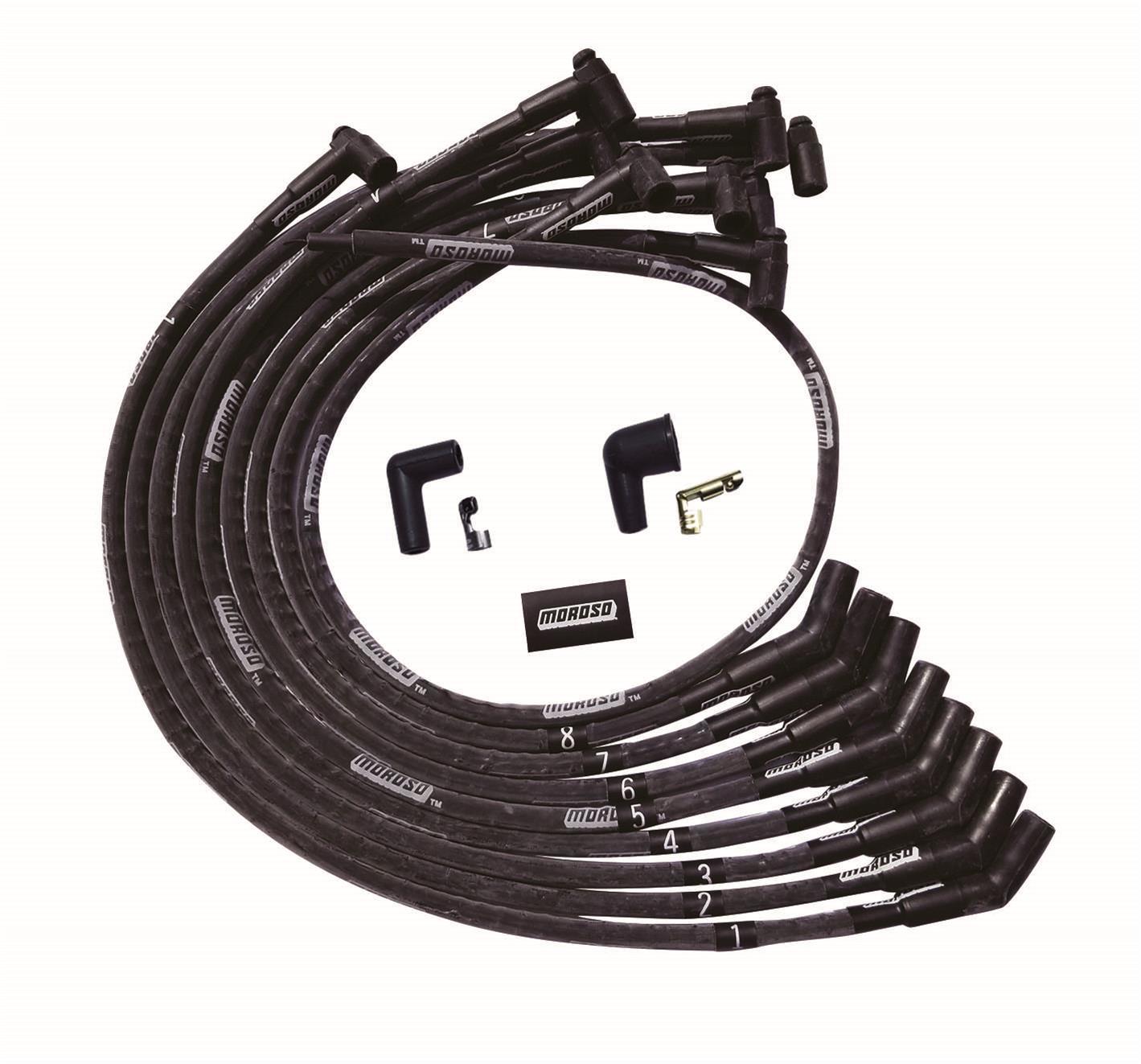 MOROSO Ultra Plug Wire Set BBC Over V/C Black MOROSO