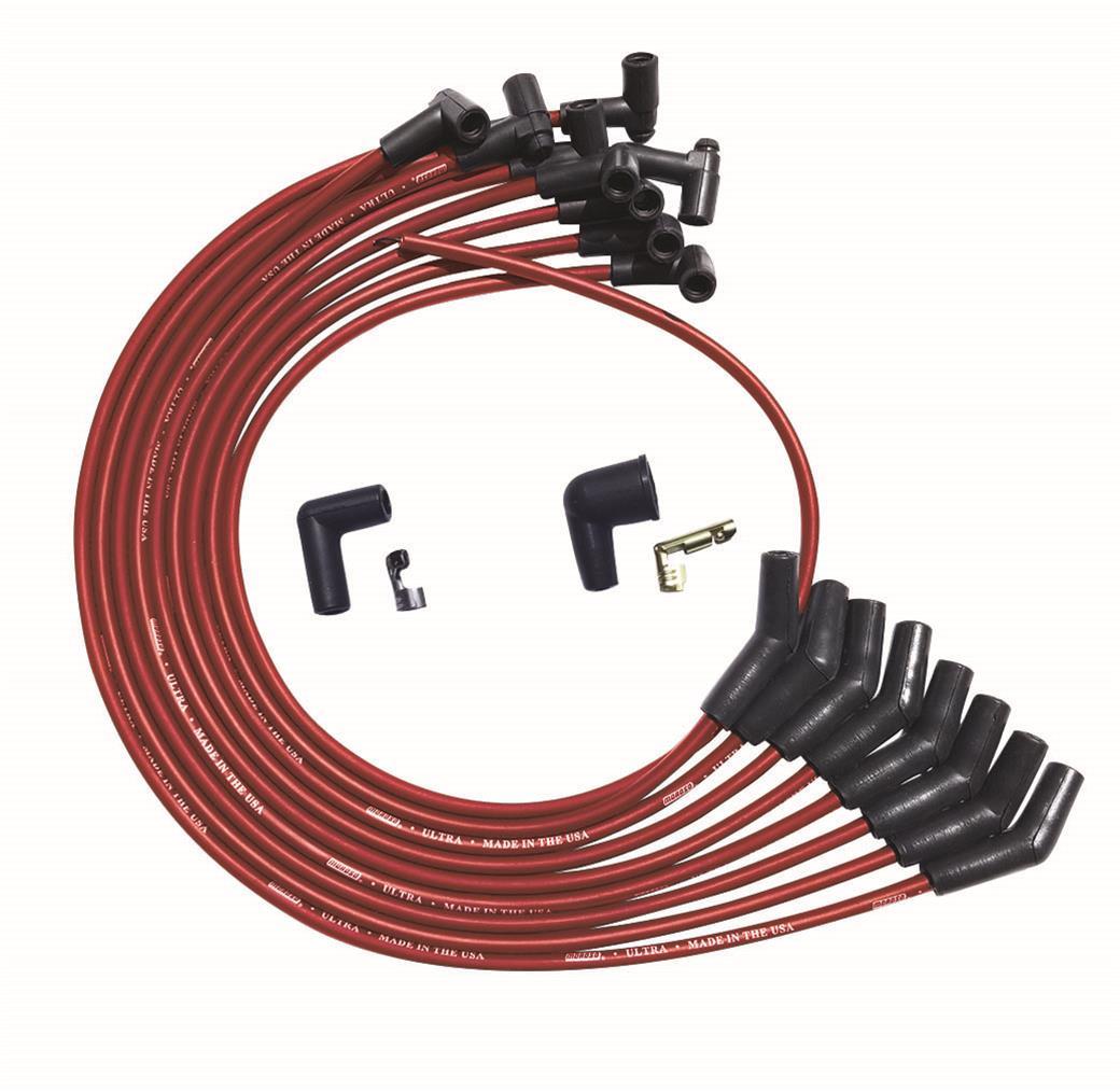 MOROSO Ultra Plug Wire Set BBC Over V/C Red MOROSO