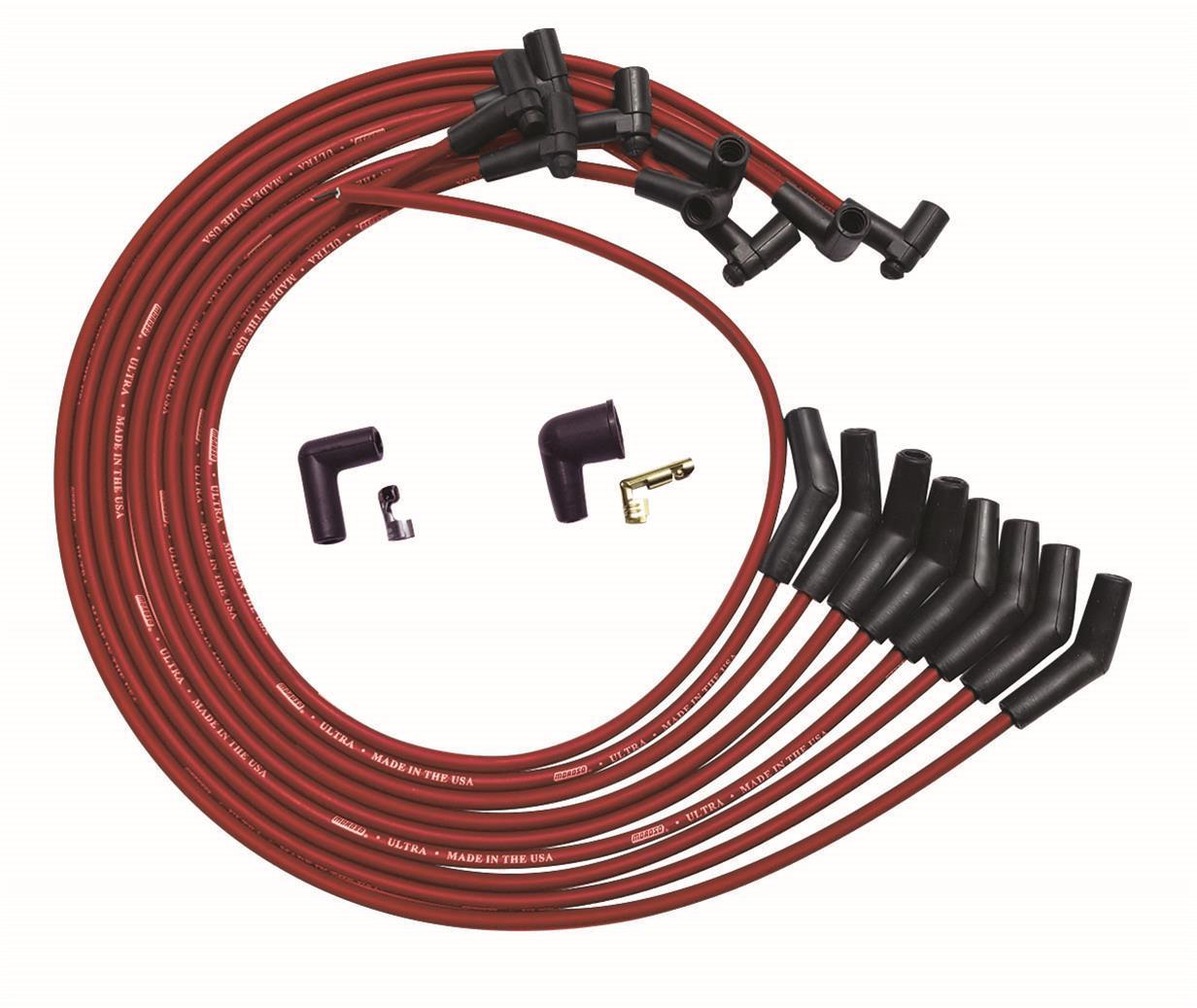 MOROSO Ultra Plug Wire Set BBC Under V/C Red MOROSO