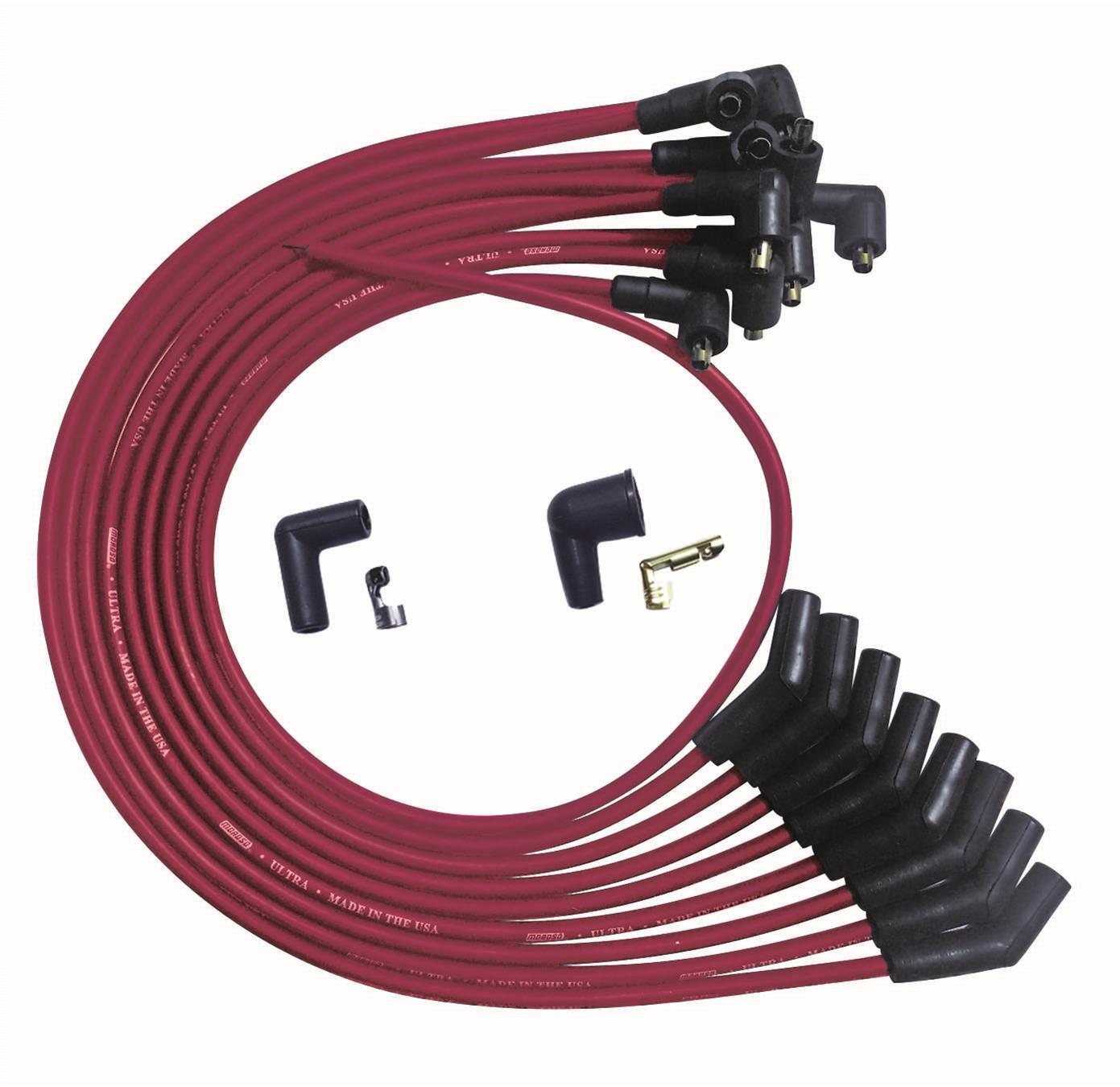 MOROSO Ultra Plug Wire Set SBF 351W Red MOROSO