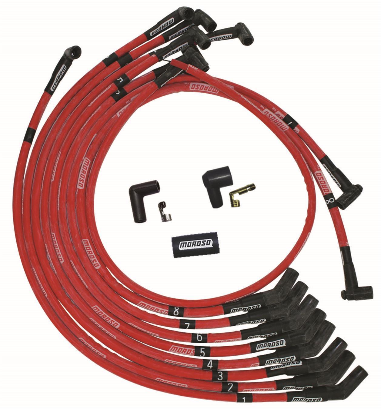 MOROSO Ultra Plug Wire Set SBF 351W Red MOROSO