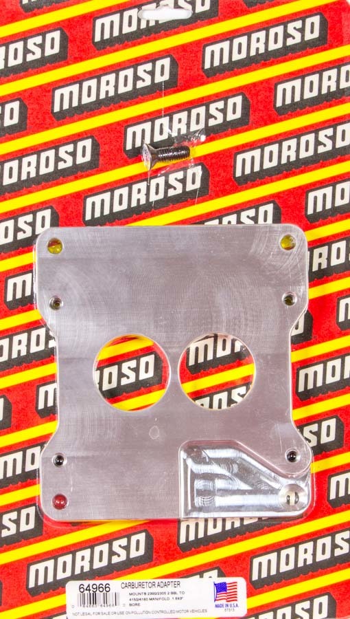 MOROSO 2 To 4bbl Carb Adapter MOROSO