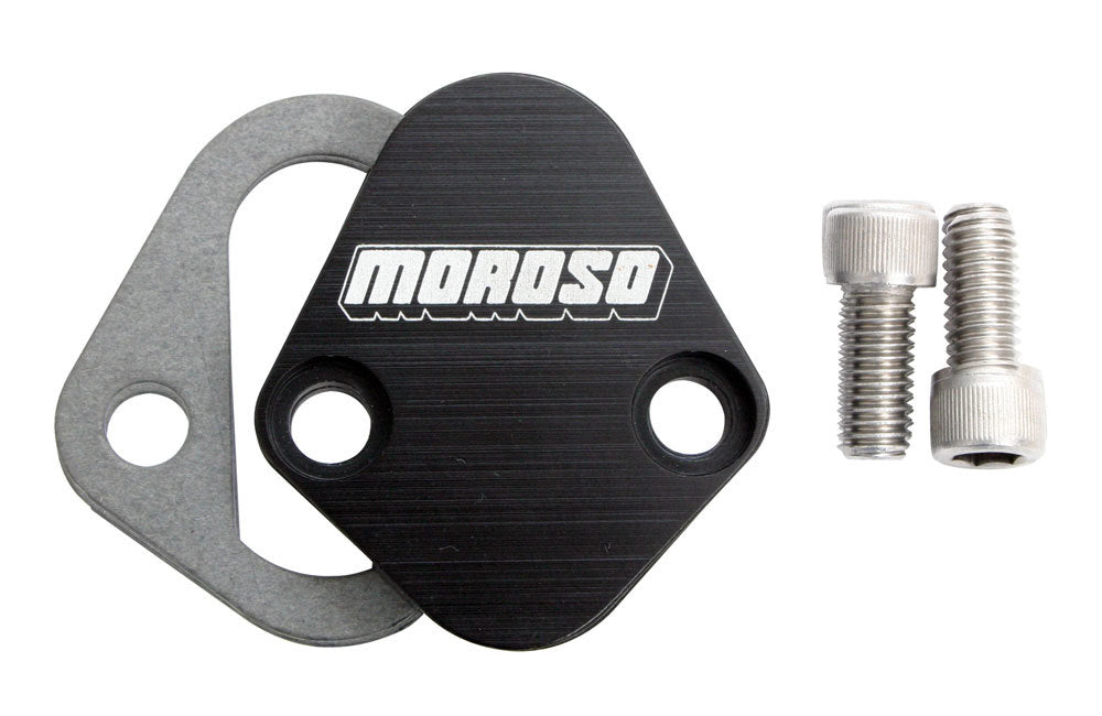 MOROSO Fuel Pump Plate - Billet BBC- Ford & Mopar MOROSO