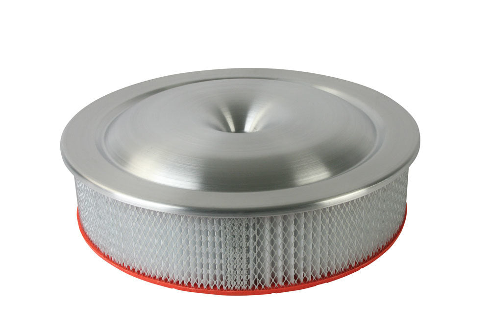 MOROSO 16in Alum. Air Cleaner - Low Profile 7-5/16 Neck MOROSO