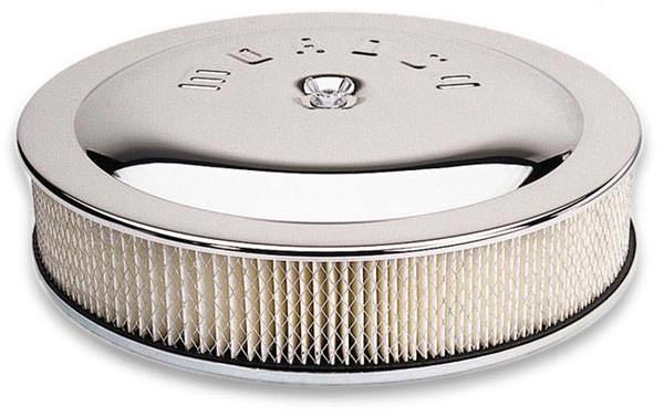 MOROSO 14in Chrome Air Cleaner 5in Filter MOROSO