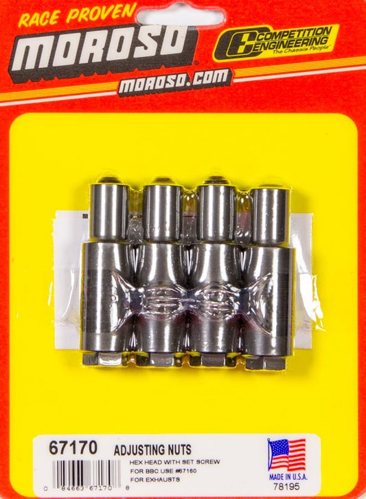 MOROSO 7/16in. Rckr Studs Adj. Nut (4 Pack) MOROSO