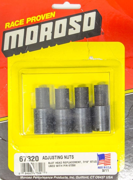 MOROSO Stud Girdle Adj. Nuts 7/16in 4-Pack MOROSO