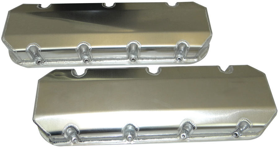 MOROSO BBC Billet Rail Valve Cover Set wo/Logo MOROSO