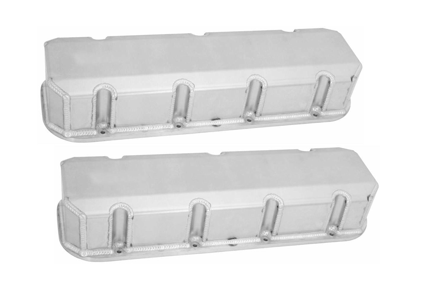 MOROSO BBC Billet Rail Valve Cover Set - Tall wo/Logo MOROSO