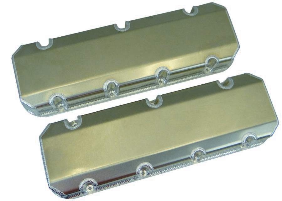 MOROSO BBC Fab Alm Valve Covers w/Brodix SR20 Heads MOROSO