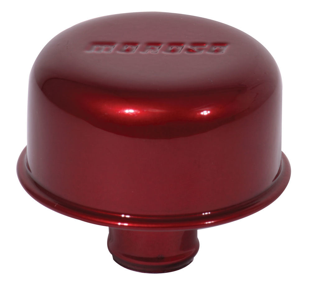 MOROSO Breather- Valve Cover Push-In Style Red MOROSO