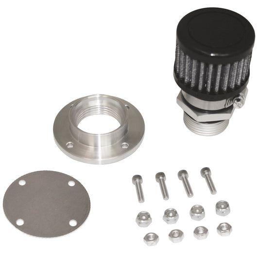 MOROSO Valve Cover Breather Kit Bolt In Style - Aluminum MOROSO