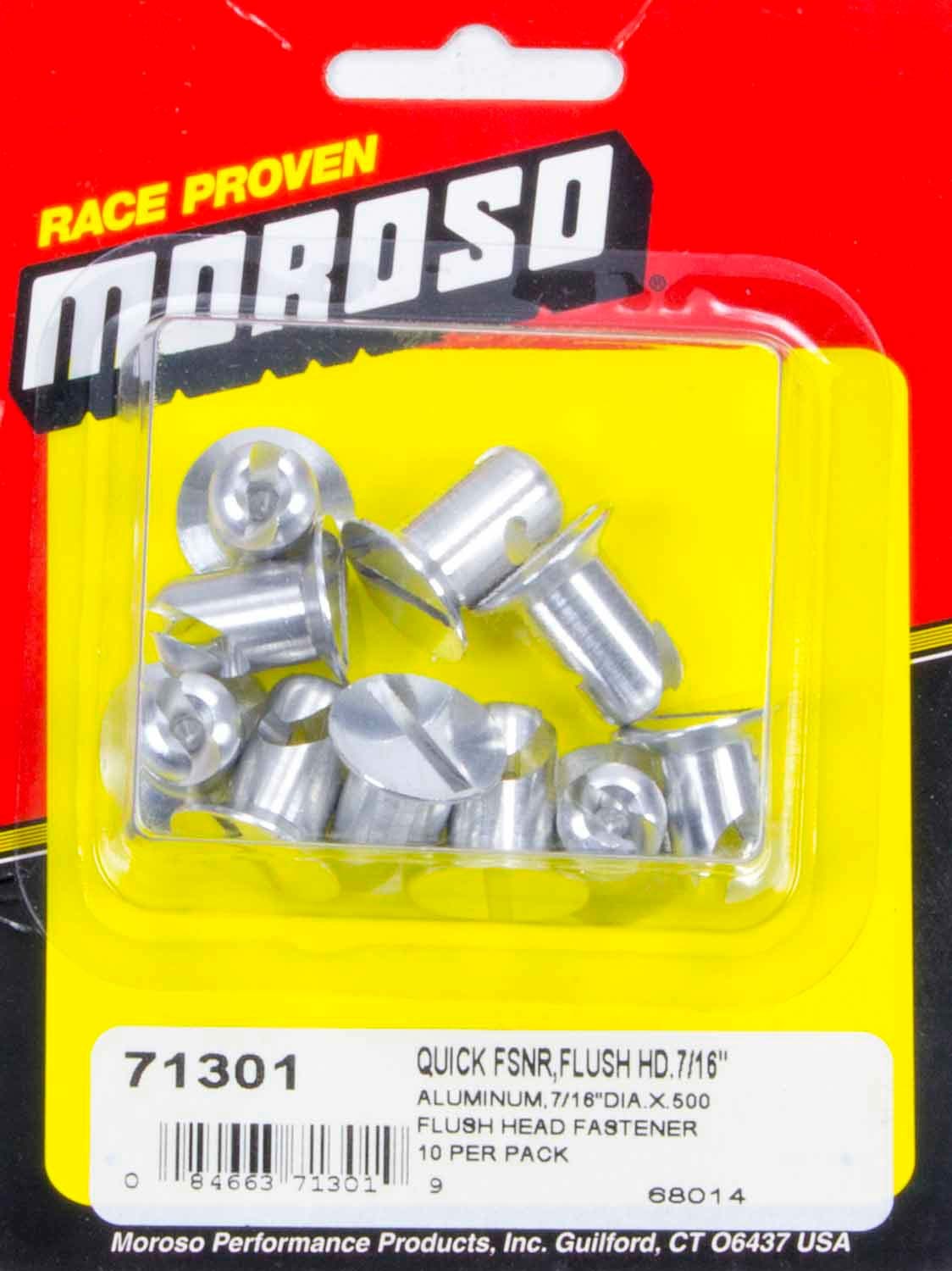 MOROSO Alum. Quick Fasteners- Flush Head-7/16in x .5in MOROSO