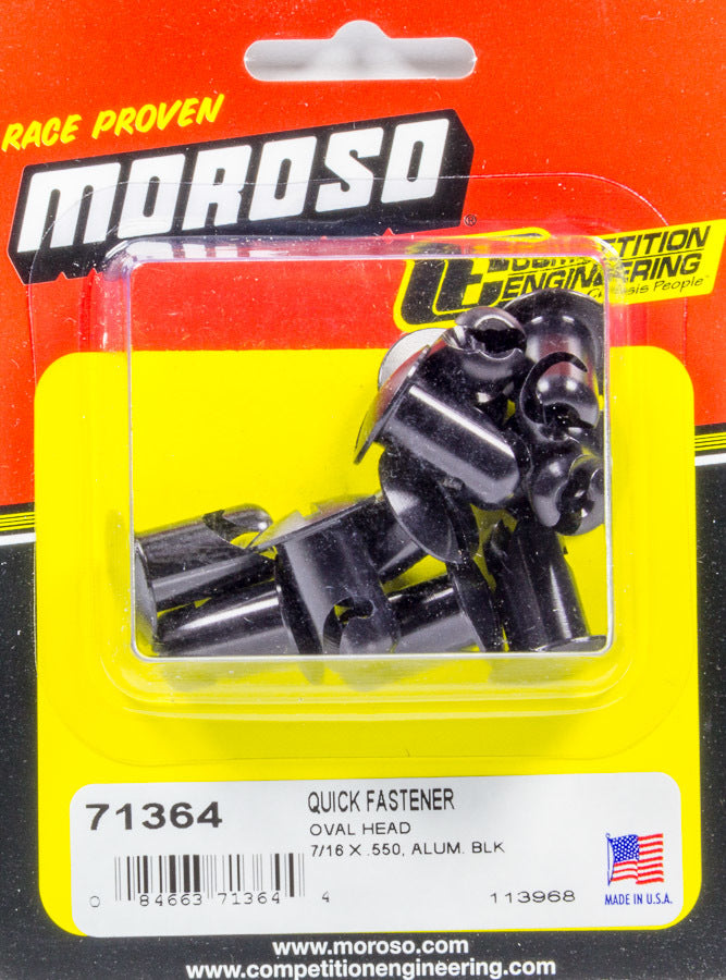 MOROSO Oval Head Quick Fastener 7/16 x .550 MOROSO