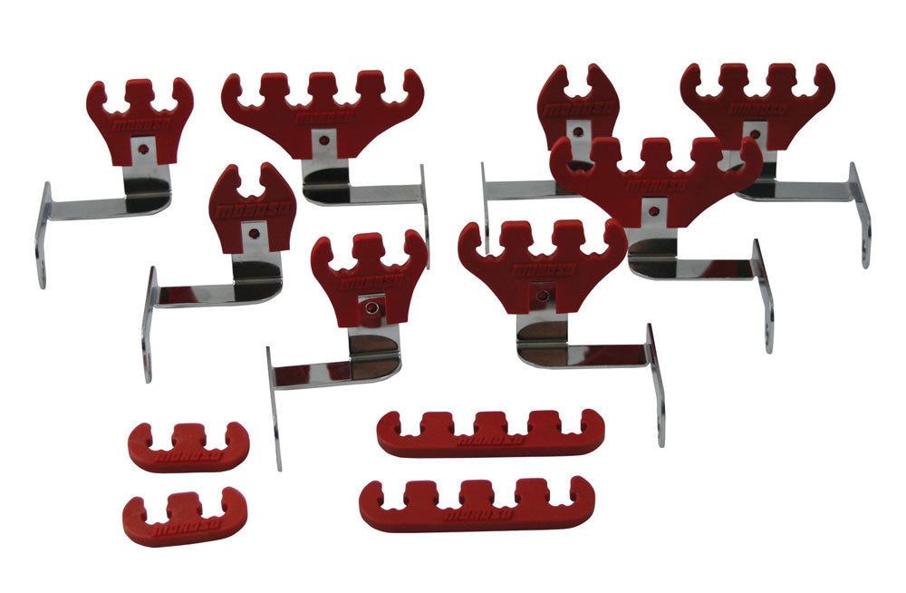 MOROSO BBC Wire Loom Kit - Red MOROSO