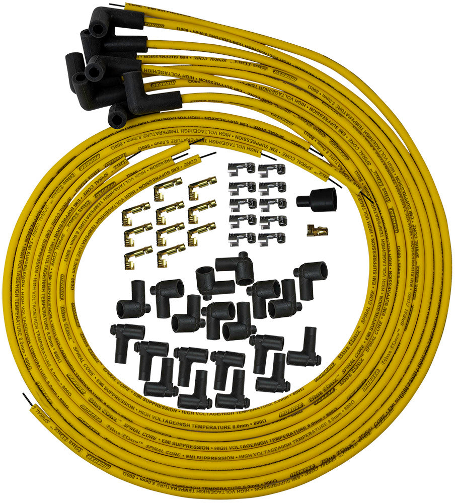 MOROSO Blue Max Ignition Wire Set - Yellow MOROSO